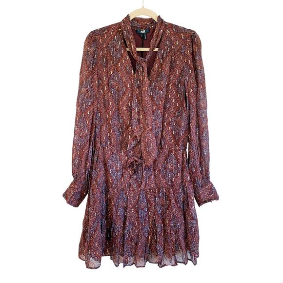 PAIGE CLEOBELLE LONG SLEEVE MINI DRESS - Picture 6 of 9